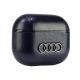 3. Audi Leather Big Logo Case for AirPods 3 - Black