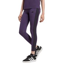 Women's adidas Essentials 3-Stripes Cotton Leggings Purple JY3176