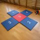 5. CROSS mat 150x150x2 cm foldable SMJ sport MC-02