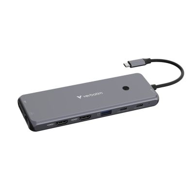 12. Verbatim CMH-13 USB-C Dock/Replicator (32153)