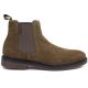 2. Men's leather Chelsea boots, khaki, Big Star UU174277