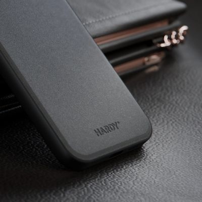 10. 3mk Hardy Apple Silky Leather MagCase for Apple iPhone 16 - Black