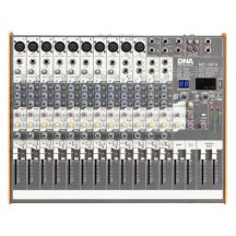 DNA ME-16FX Audio Mixer, 16 Channels, USB, Bluetooth