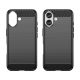 2. Carbon Case for iPhone 16 Plus Silicone Case - Black