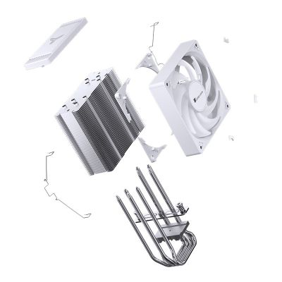 22. Jonsbo CR-1000 EVO CPU cooler 12cm ARGB White 1pc.