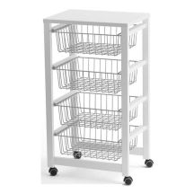 ARREDAMENTI GINGERONE Kitchen Cart - 83 x 46 cm, White