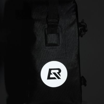 5. Rockbros AS-003-1Y waterproof bicycle bag with shoulder strap, front/rear mounting, 10-14l - yellow