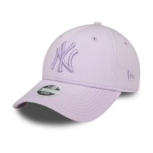 New Era 9FORTY NY New York Yankees Women's League Essential Lilac Women's Baseball Cap - 60424627