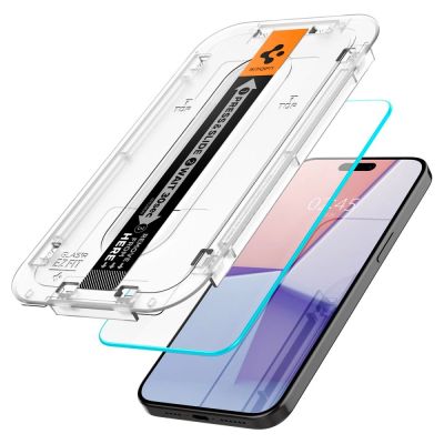 3. Spigen Glas.tR EZ Fit tempered glass for iPhone 15 Pro Max - 2 pcs.