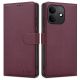 Tech-Protect Wallet case for Xiaomi Redmi Note 17 Pro 5G - burgundy