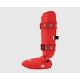 7. Karate WKF RED Shin and Foot Protectors | MOOTO