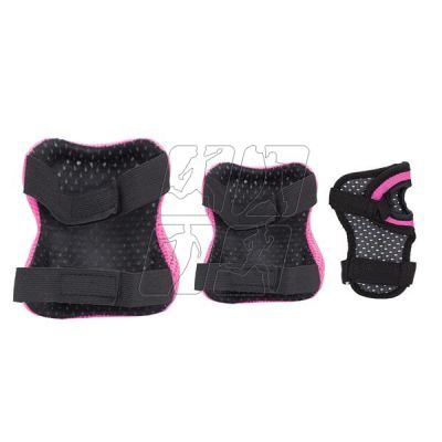 46. Set of protectors Nils Extreme H320 pink-lime size XL