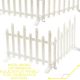17. DECORATIVE LED FENCE 8 PCS WARM WHITE