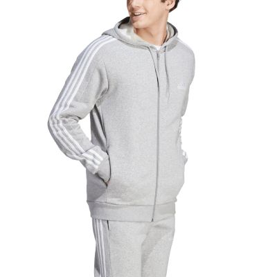 10. adidas Essentials Fleece 3-Stripes Full-Zip M sweatshirt IJ6479