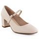 Nude low-heeled pumps with strap Sergio Leone PB176