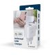 8. GEMBIRD UNIVERSAL USB-A WALL CHARGER, WHITE