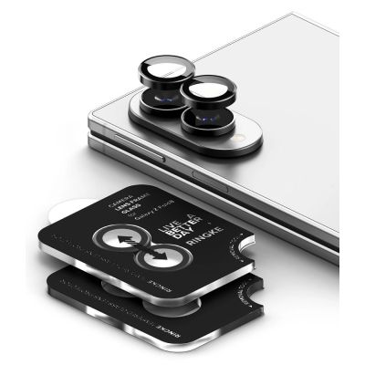 3. Ringke Camera Frame Protector 2-Pack for Samsung Galaxy Z Fold 8 - Black