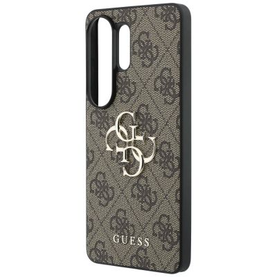 6. Guess 4G Big Metal Logo Case for Samsung Galaxy S26 Ultra - Brown