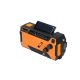 24. Extralink Solar Emergency Radio with Crank Dynamo Powerbank 4000mAh with SOS Flashlight SR-4000 Portable Analog Black, Orange