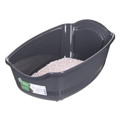 13. DIAMENTIQ BAYA litter box light gray/dark gray - cat litter box