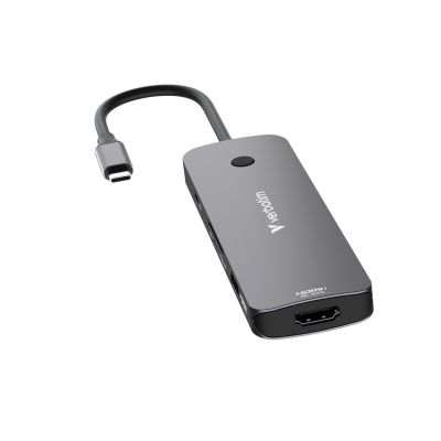 9. Verbatim CMH-08 USB Type-C 5000 Mbit/s Silver