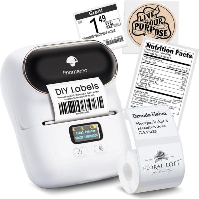 2. Extralink Mini Printer Labeler | Mini Printer | White