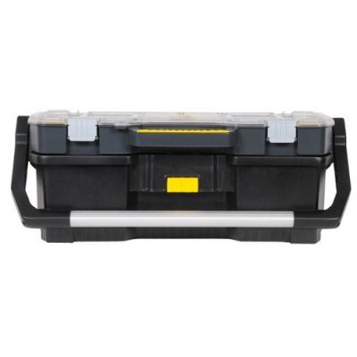 3. Stanley 1-97-514 Tool Box Black, Clear