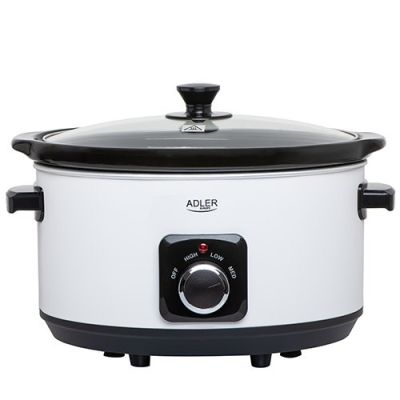11. Slow cooker ADLER AD 6413w white