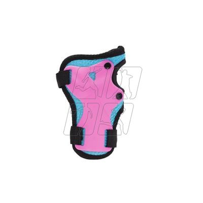 4. Protectors set Nils Extreme light blue-pink H320 size XL