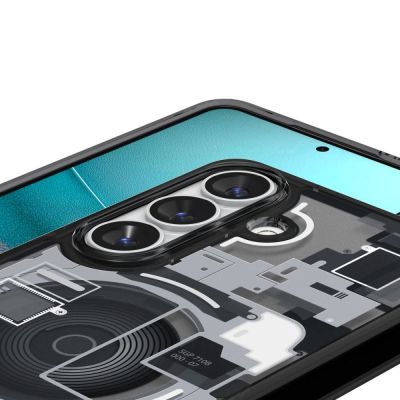 7. Spigen Ultra Hybrid Mag MagSafe Case for Samsung Galaxy S26+ Zero One - Clear Black