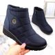 2. News W EVE437B navy blue wedge snow boots
