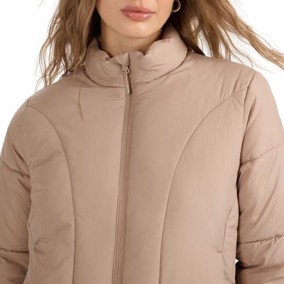 13. Women's jacket 4F F0705 beige 4FRAW25TDJAF0705 083S