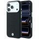 BMW Sign Deboss Quilted Metal Logo MagSafe Case for iPhone 18 Pro Max - Dark Gray