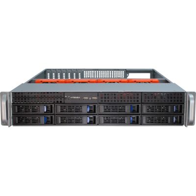 4. Inter-Tech IPC 2U-2408 Rack Black, Stainless Steel