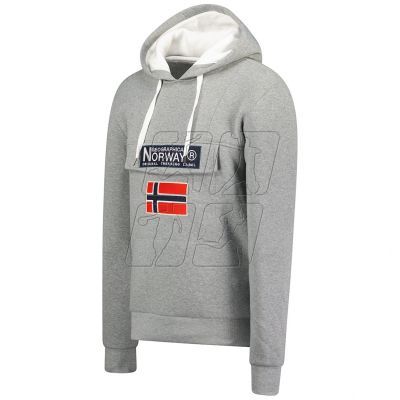 3. Geographical Norway Gadrien DB 054 M sweatshirt WW6114H/GN/Blended Gray / White