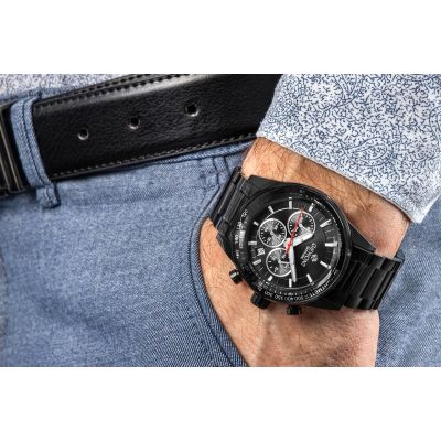 4. Men's Watch Giewont Chronograph Sapphire Black GW9140-B2