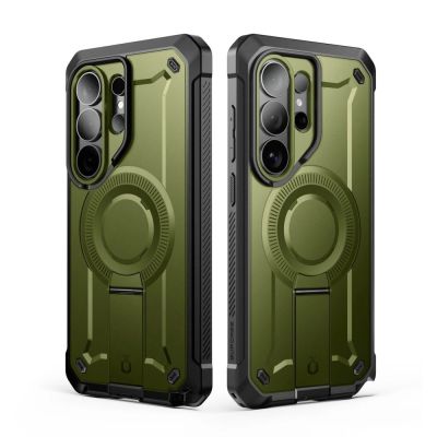 2. Supcase Unicorn Beetle Pro Mag MagSafe 2-Set Case for Samsung Galaxy S26 Ultra - Green and Black