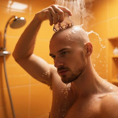 7. MAXGROOM JK-1688 Electric Shaver for Head and Beard - Gold