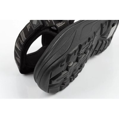 6. Lee Cooper men's shoes with velcro straps for summer beach sandals, lightweight black