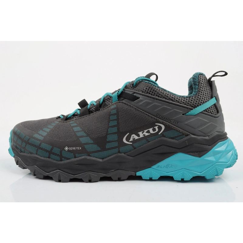2. Aku women's Flyrock Gore-tex trekking sports shoes durable gray blue