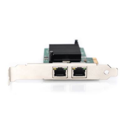 10. DIGITUS PCIE NETWORK CARD WIRED 2X RJ45 GIGABIT 10/100/1000MBPS LOW PROFILE DN-10132