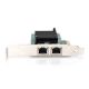 10. DIGITUS PCIE NETWORK CARD WIRED 2X RJ45 GIGABIT 10/100/1000MBPS LOW PROFILE DN-10132