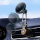 6. Wozinsky WCT5-6S2Y Car Holder with Qi/MagSafe 15W Wireless Charger and Air Vent Fan - Black