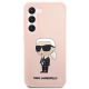 3. Karl Lagerfeld KLHCS23MSNIKBCP S23+ S916 hardcase pink/pink Silicone Ikonik