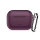 2. Tech-Protect Silicone Hook Case for Apple AirPods 3 – Burgundy