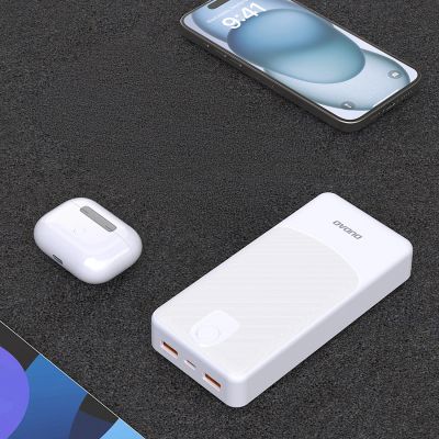 5. Dudao K10Pro Power Bank 2.4A 20000mAh 2 x USB-A - White