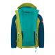 3. Trollkids Rondane Zip-Off XT Softshell Jacket pear green/Madeira blue/sea green (819-360)