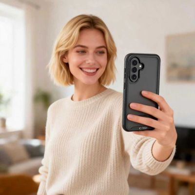 4. Tech-Protect Defense Case for Samsung Galaxy A36 / A56 / A37 5G - Matte Black