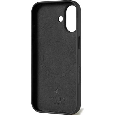 4. Mujjo iPhone 17 Black Leather Case