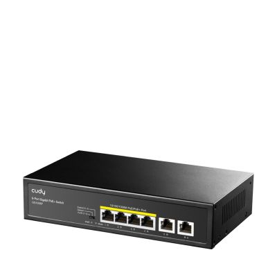 2. CUDY GS1006P 4-GbE PoE Switch